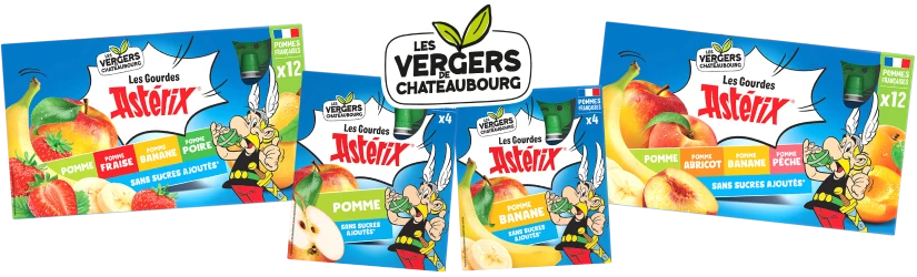 Les packs de compotes Les Vergers de Chateaubourg